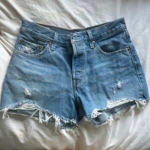 Levi denim shorts
